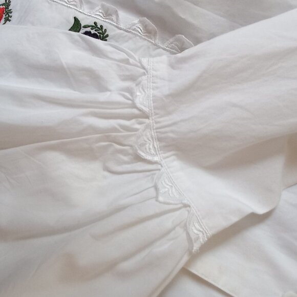 TOPSHOP embroidered ruffled blouse - Picture 11 of 16